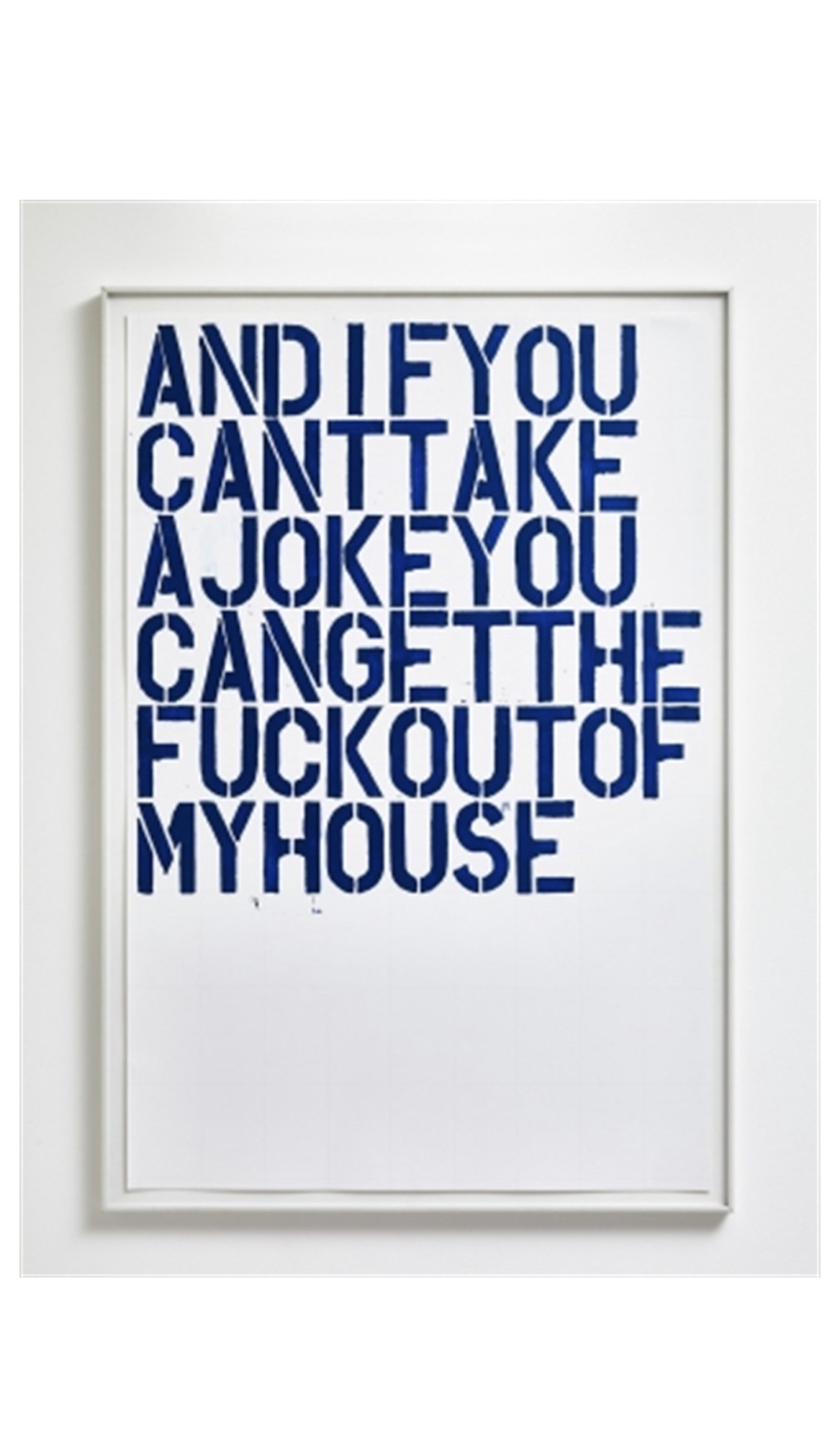 Christopher Wool. Untitled. 1992.